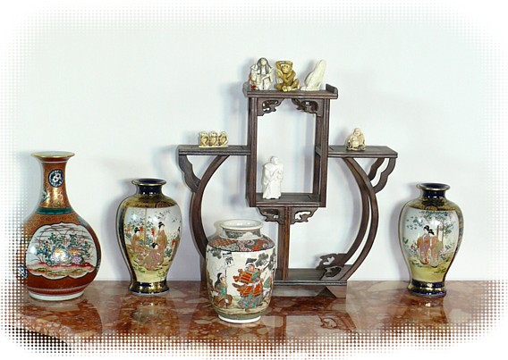 японские нэцкэ, фарфоровые японские вазы в интернет-магазине Интериа Японика