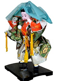 японская авторская антикварная кукла