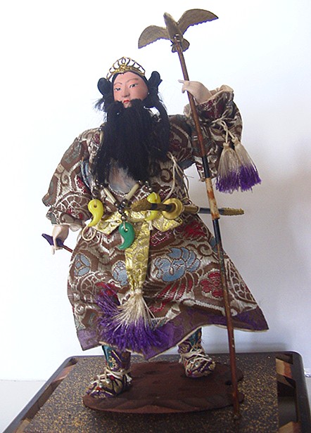 японская антикварная кукла