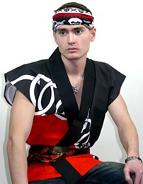 японская одежда : куртка безрукавка ХАНТЭН, хлопок 100%