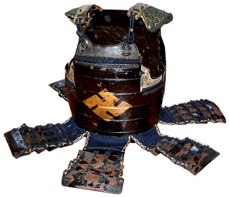 панцырь самурайского доспеха с биддийским символом