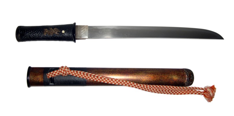 Японское оружие. Танто Айкути. Кинжал Танто эпохи Муромати, 14 в.