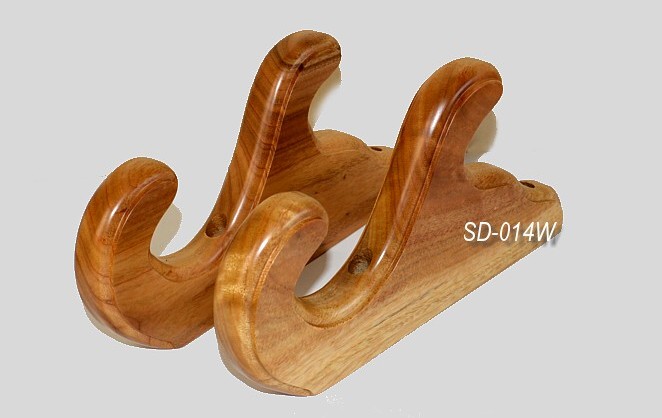 японская настенная подставка для самурайких мечей