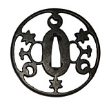 антикварная цуба японского меча