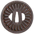 японские антикварные мечи, гарда меча цуба