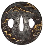 японские мечи - цуба (гарда меча) эпохи Эдо