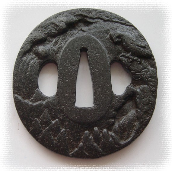 цуба самурайского меча