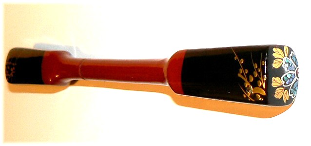 роспись золотом  и инкрустация на японской шпильке для прически