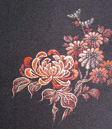 рисунок ткани японского старинного хаори