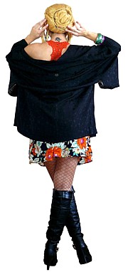 японское женское шелковое  хаори (жакет), винтаж