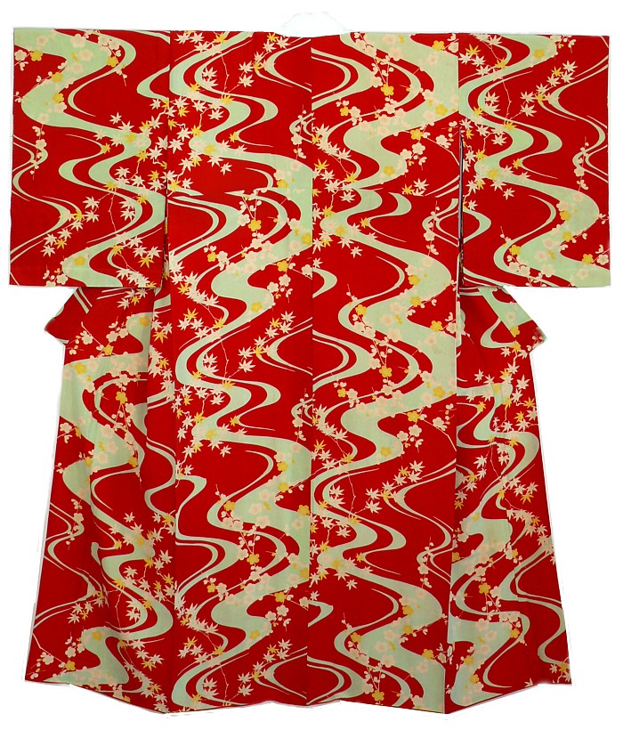 настоящее японское кимоно из шелка