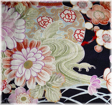 японские старинные шелка