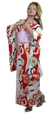 старинное японское кимоно