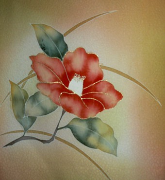 рисунок на японском кимоно