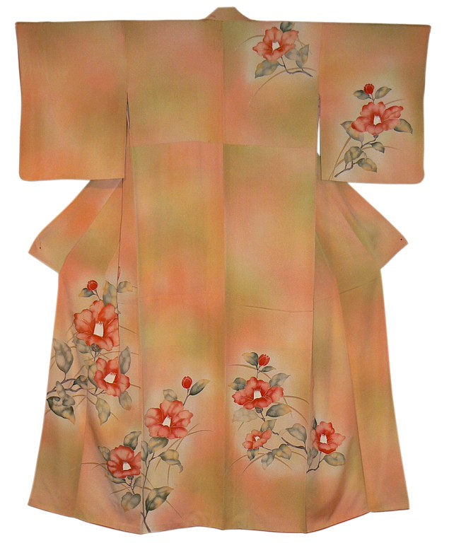 японское шелковое кимоно