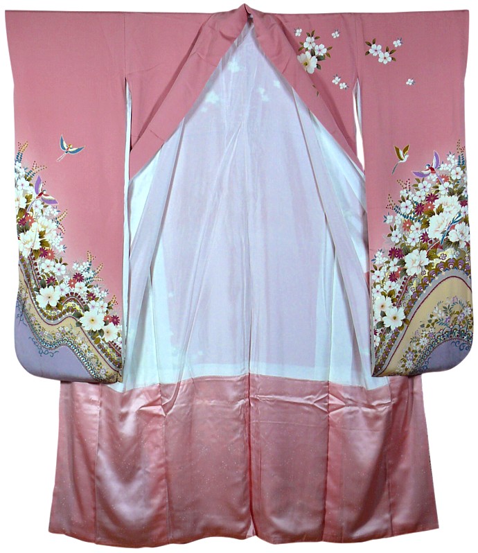 японское праздничное кимоно